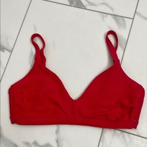 Baku Women’s Red Bikini Top Size 10 Adjustable Strap